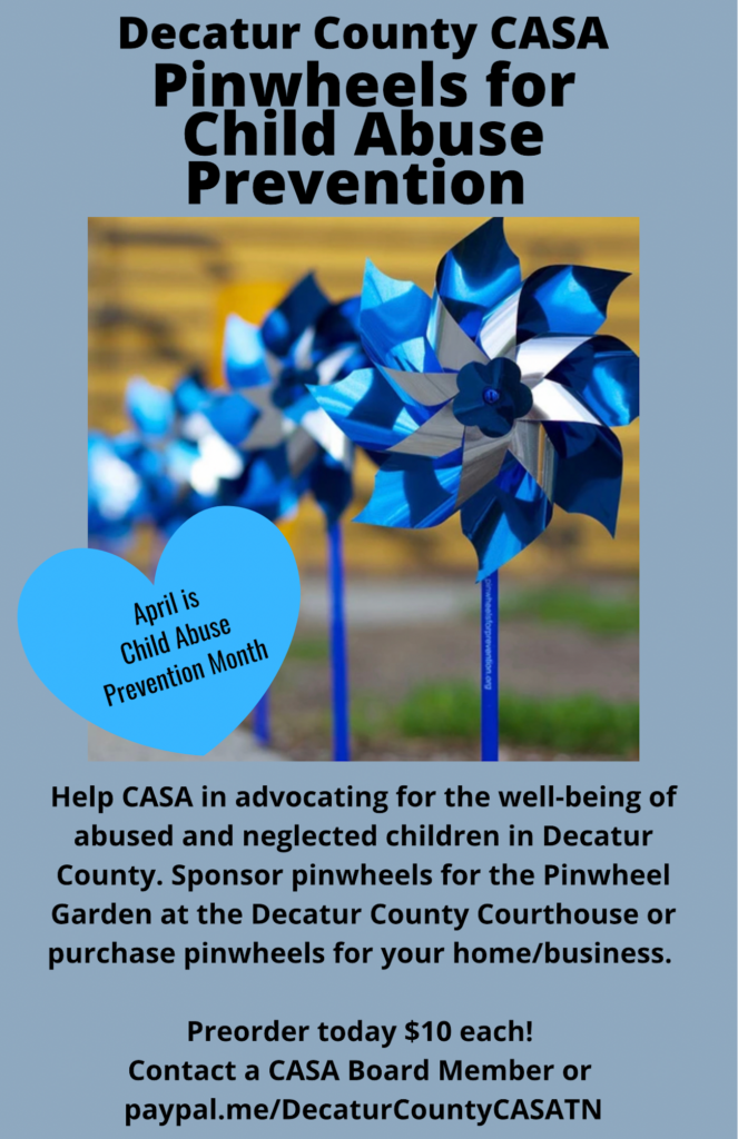 Pinwheels for child abuse prevention