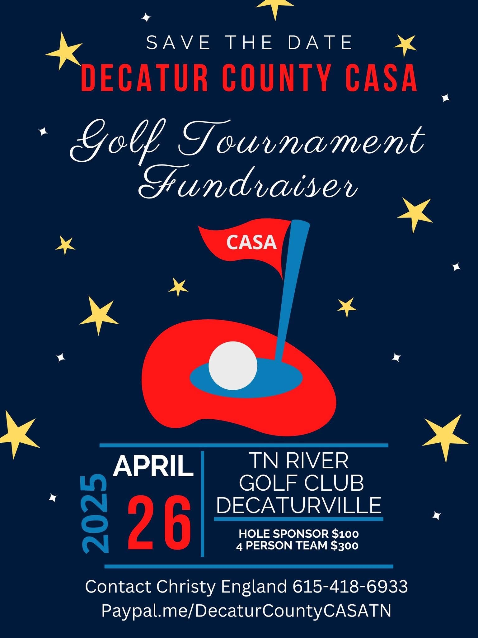 CASA Golf Tournament Fundraiser April 26th 2025